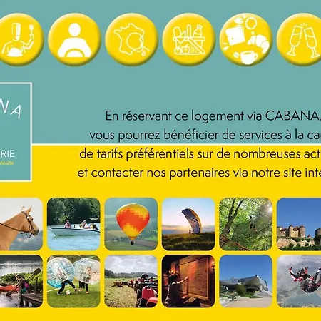 Cabana & Bois Dormant - Proche Du Lac 세브리에